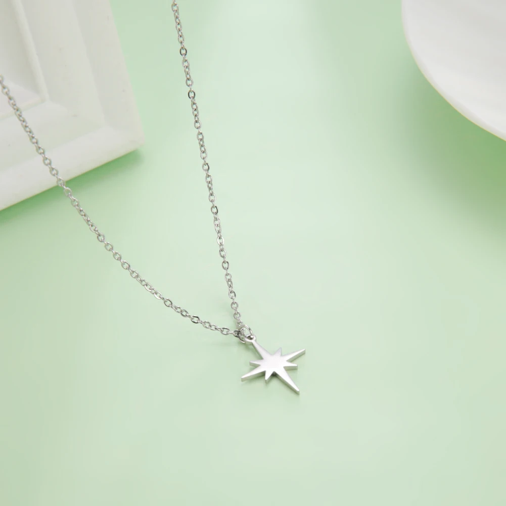 ★as''on★SEASTAR NECKLACE★正規品/韓国送料込 Seastar pendant necklace stainless steel necklace for women