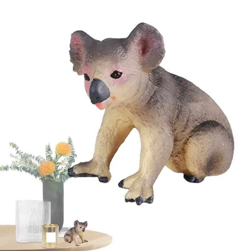 

Koalas Animal Figurine Handmade Items Ornament With Realistic Details For 3 Kids DIY Jewelry Hairpin Embellishments Accessories