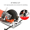 Electric Circular Saw Adapter，Angle Grinder to Cutting Machine 0-45° Cutting Depth Adjustable Woodworking Tools 3