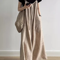 Sewing Academy AS Loose Wide Leg Jumpsuit Paper Pattern Women's Salt Series Straight Tube Big Foot Overalls Sample - Image 4