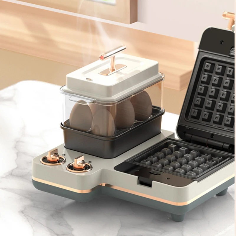 Multi-Function Breakfast Machine Sandwich Light Food Machine Small Household Waffle Maker Toast Baking Machine Sandwich Maker 4