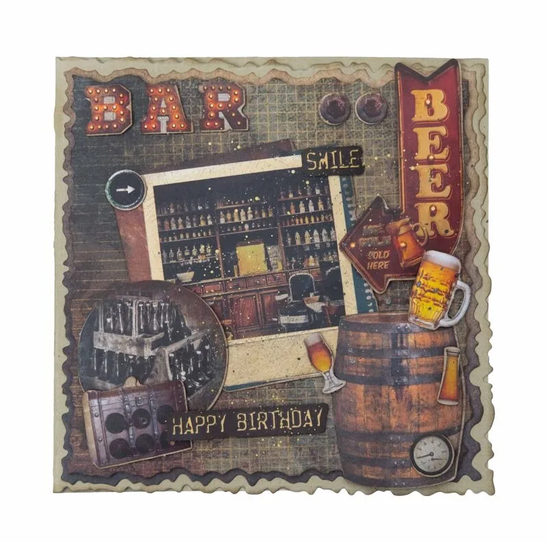 기어 카드 모양 기어 & 기타 스탬프 및 다이즈 신상품 2026 스크랩북 다이어리 데코레이션 스텐실 엠보싱 템플릿 DIY 인사말 카드