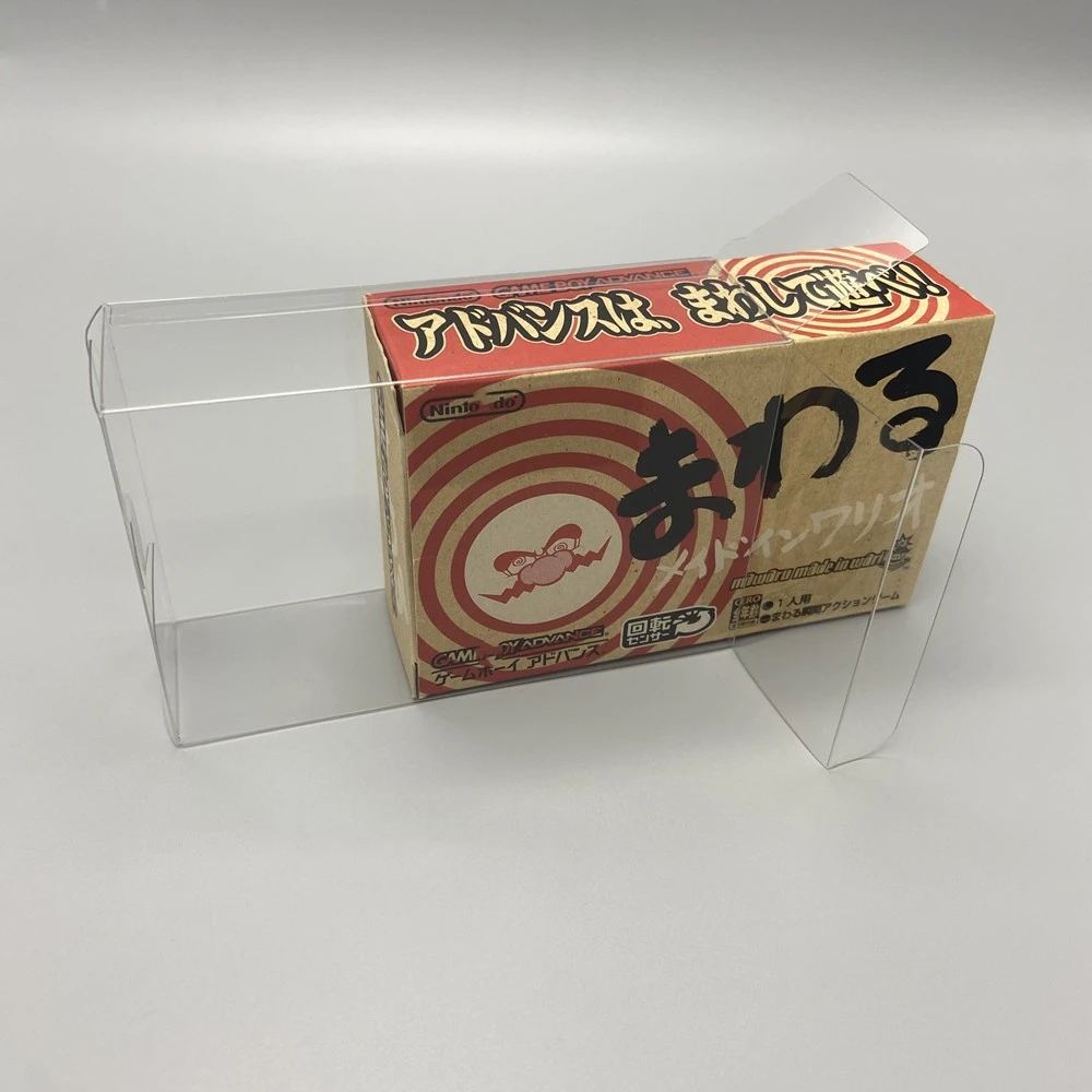 Custodia Protettiva Trasparente Per Nintendo Game Boy Advance/Gba/Wario Ware Twisted Collect Boxes Custodia Trasparente Per Giochi
