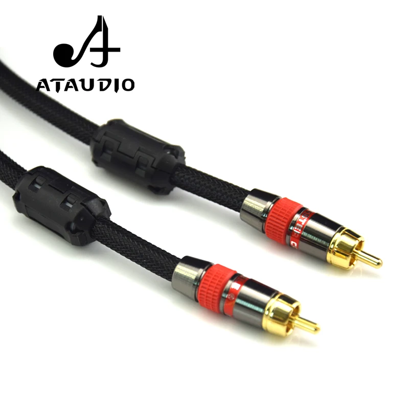 ATAUDIO      RCA ̺, ̿ RCA-RCA    ̺, 4N OFC 75ohm, 1m 2m