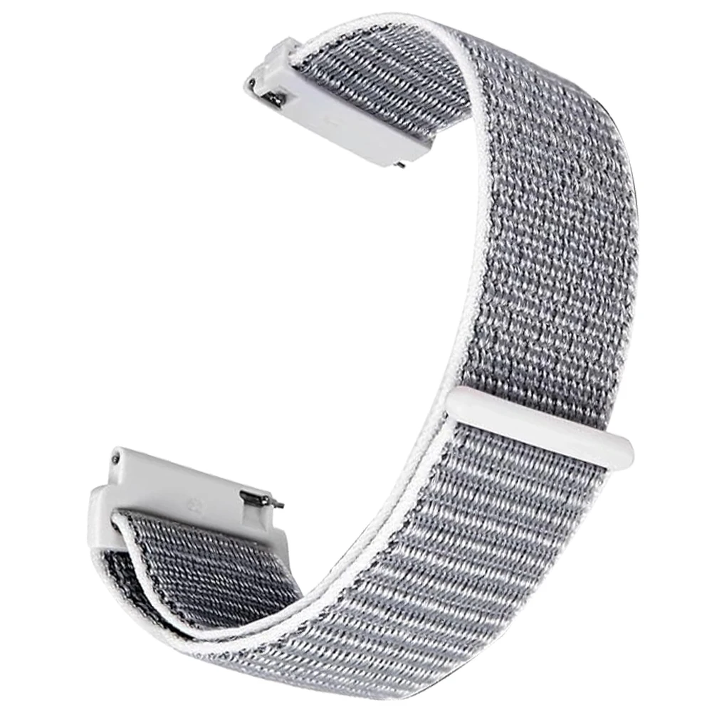 Nylon Hook Loop Strap, 20mm 22mm, Adjustable Sport Band
