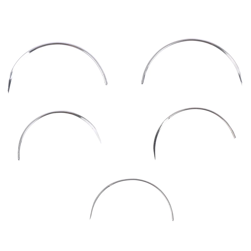 Surgical training kit suture practice kit 10Pcs/pack Durable Metal 6*24 7*25 8*24 10*28 Corner Medical Needle Suture Surgical Tool Double Eyelid Veterinary Equipment Tool