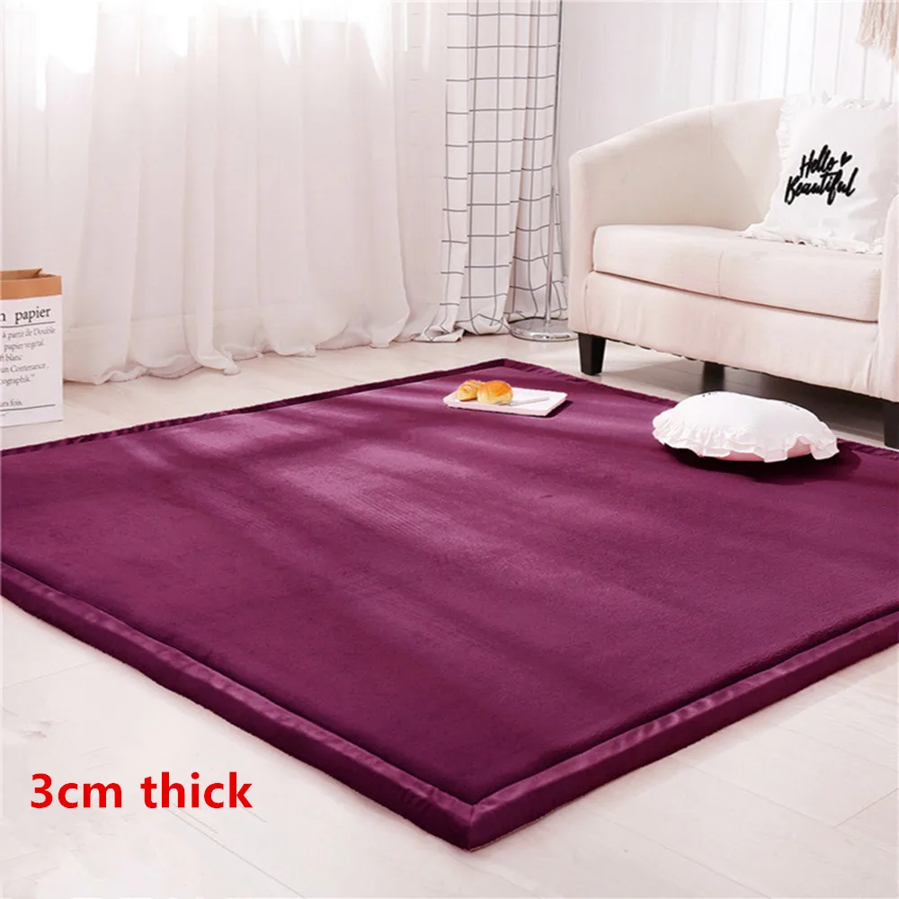 3cm Thickened Japanese Style Tatami Carpets Children Play Area Rugs Non-slip Kids Bedroom Crawling Floor Mat Baby Thick Tapetes 6