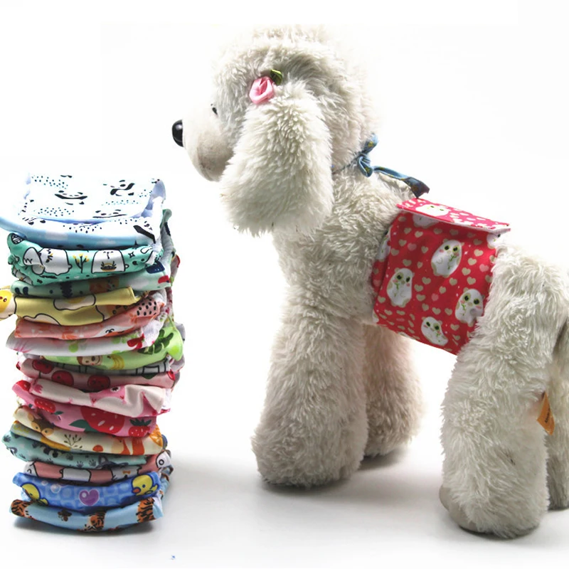 Washable Male Dog Physiological Pants Reusable Sanitary Underwear Belly Wrap Band Cotton Diaper For Large Small Medium Dog dog diapers pet diapers dog nappies