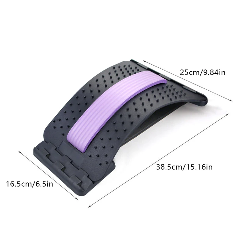 1PC Back Stretcher Multi-Level Adjustable Massager Waist Neck Fitness Lumbar Cervical Spine Cervical Spine Support Massager cervical spine massager lumbar massager