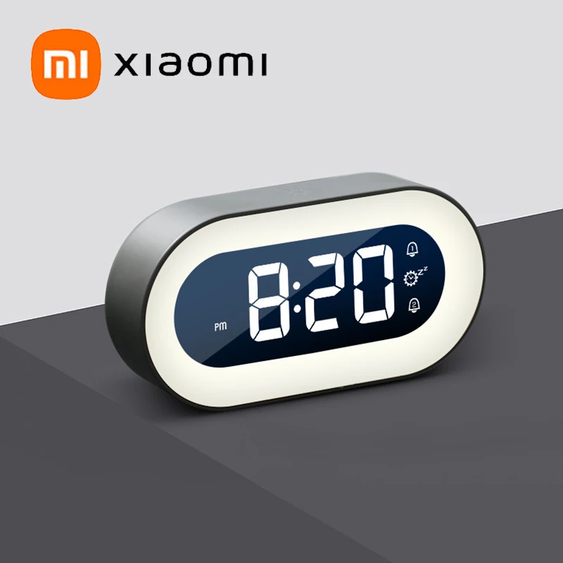 Xiaomi-Music-Digital-Alarm-Clock-Voice-Control-Night-Light-Design ...