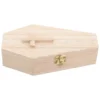 Mini Coffin Shaped Novelty Bag Gift Wooden Box Necklace Organizer Decor Ornaments for Crafts 4