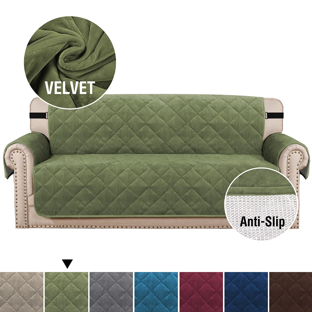 

Non-slip Sofa Mat for Dog Pet Sofa Slipcover Velvet Sofa Cover for Living Room Furniture Protector Recliner Loveseat Sofa Cover