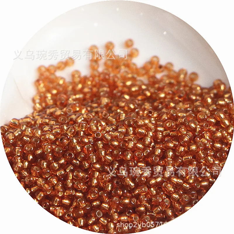 Filled Silver Glass Rice Beads for Handmade DIY Jewelry Accessories