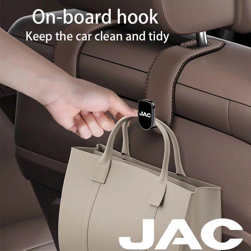 

1Pc Car seat back leather metal hook Interior Accessories for JAC Refine J3 J2 S5 A5 J5 J6 J4 Vapour S2 T8