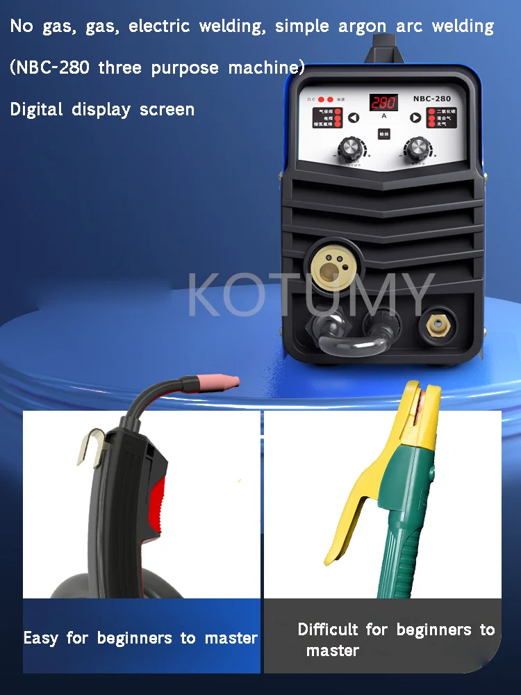 gas welding Carbon dioxide gas shielded welding machine integrated machine small two welding machine home gas-free 4