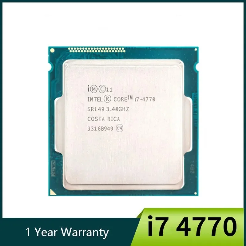 

Процессор Intel Core i7 4770 3,4 ГГц 4-ядерный 8-поточный ЦПУ 84 Вт LGA 1150