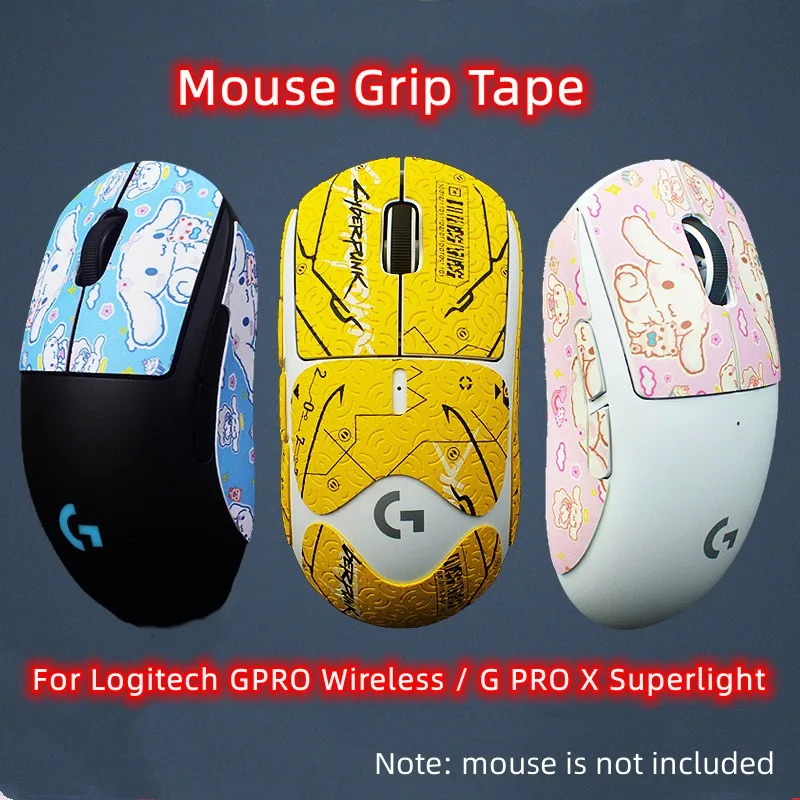 

Mouse Grip Tape Lizard Skin Non Slip Sticker Suck Sweat For Logitech GPRO Wireless G PRO X Superlight Wireless Gaming Mouse