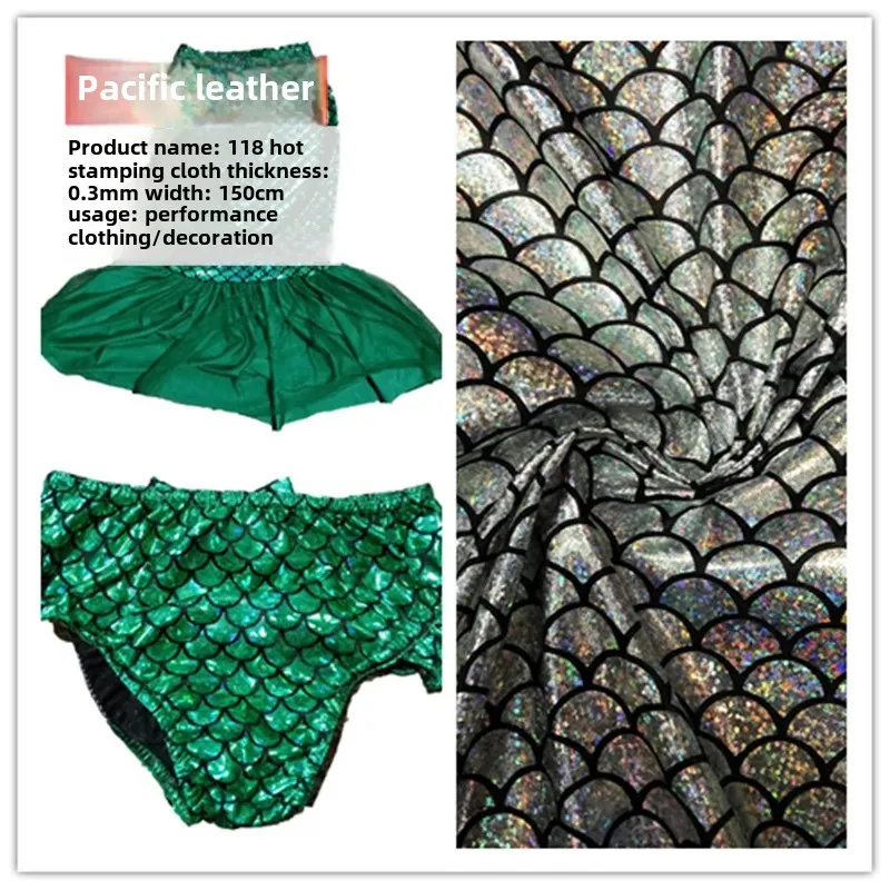 Laser Goldening Knitted Fabric with Fish Scale Pattern for Performance Decorative Clothing And Accessories from Mainland China