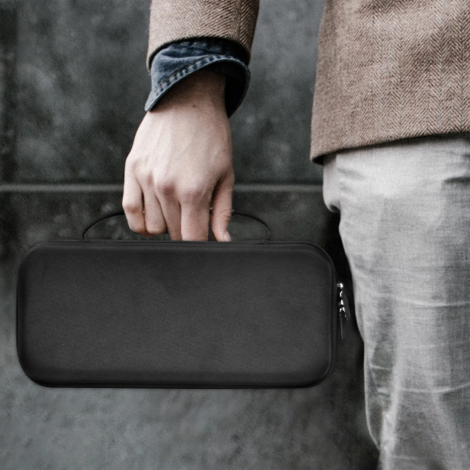 Hard Eva Storage Bag For Valve Steam Deck Game Console Portable Handheld Travel Protect Handbag For Steam Deck 12.8X6.3X3.2In