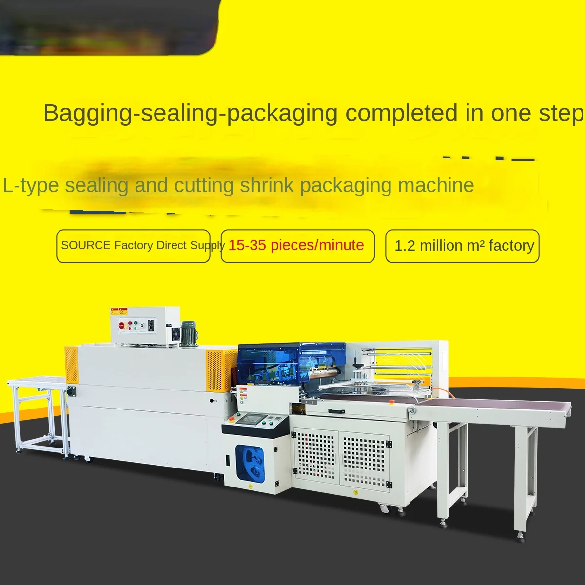 

Wholesale sealing, cutting and shrinking integrated machine, paper box sealing, cutting and shrinking machine
