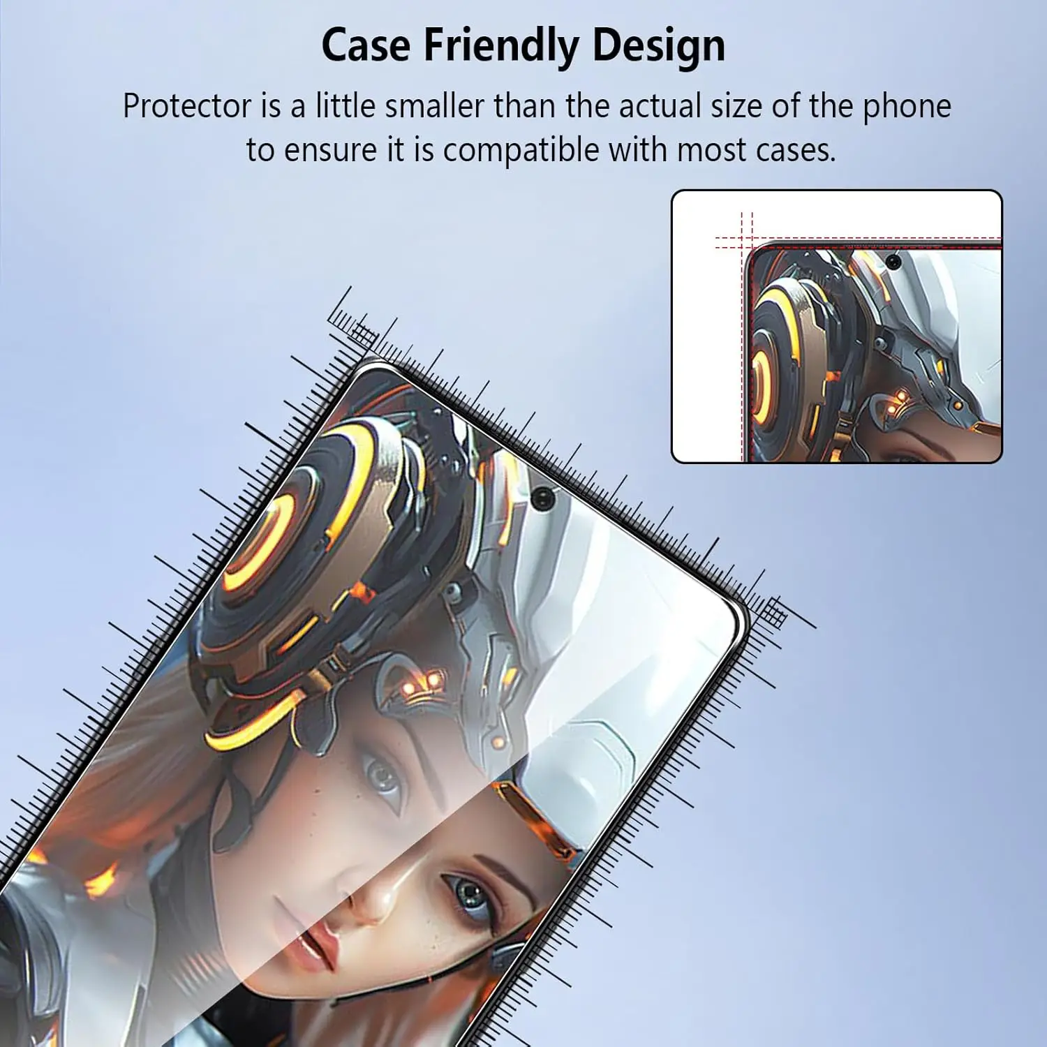 1/4 قطعة من الزجاج المقسى لهاتف موتورولا موتو G05...