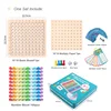 Wooden Math Toy Multiplication Table Board Game Children Montessori Toys Counting Teaching Aids Learning Education Toys for Kids 6
