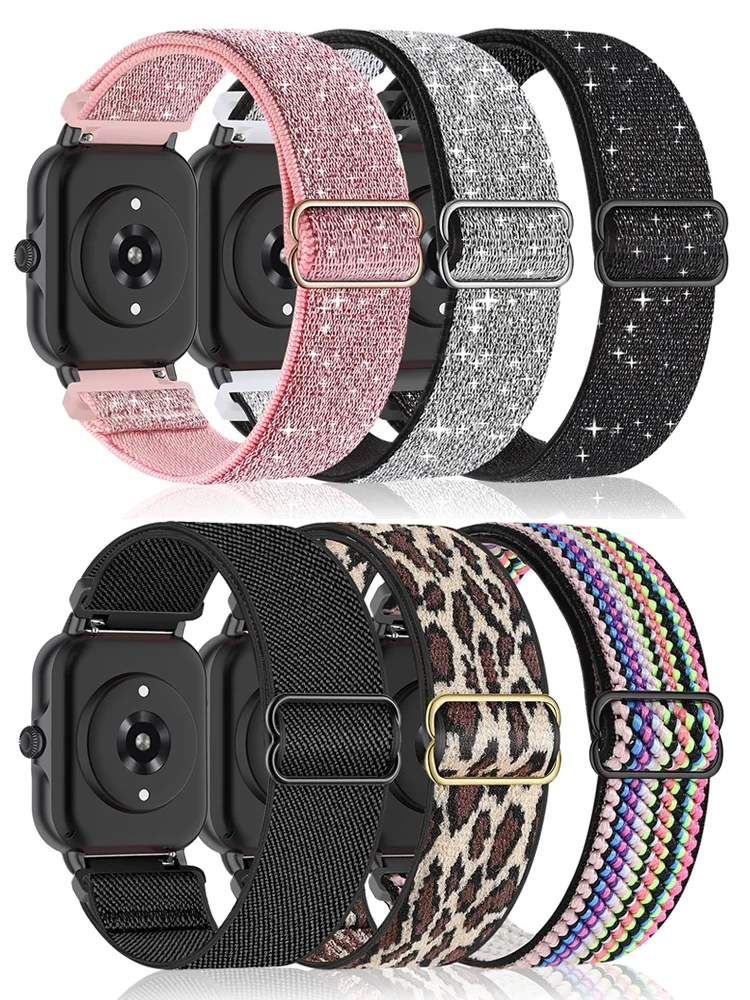 Cinturino Elastico Magnetico Per Amazfit GTS/GTS 2/3/4 - 20mm, Regolabile, Tessuto Traspirante - Foto 7