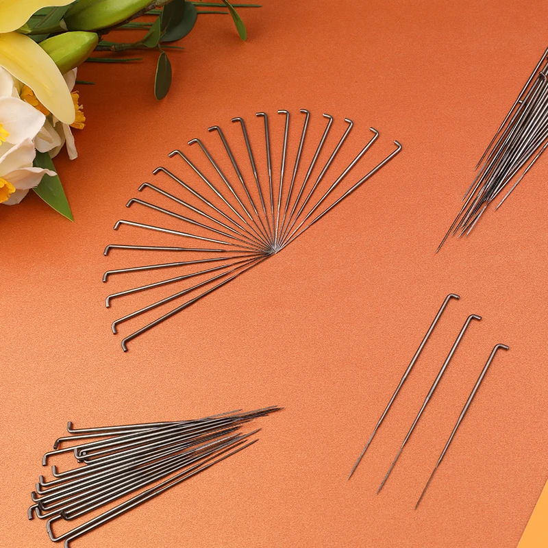 Description Picture 4 of item100pcs 4 Size Felt Tool Kit Wool Felt Needle Needle Starter Beginners DIY Craft Needlework Poke Needle Felting with Bottle