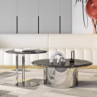 Tables basses de luxe italiennes moderne Simple Villa Salon Tables basses originalité Salon meubles de maison Couchtisch FYCT 4