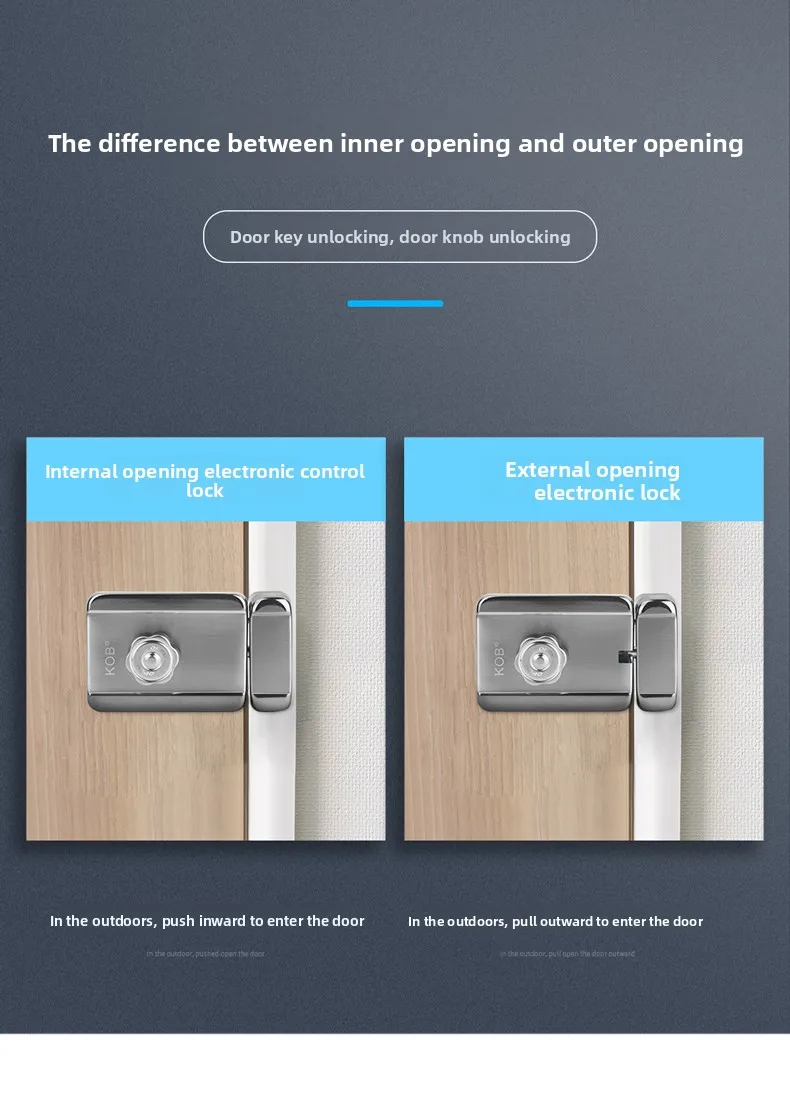 Intelligent Spiritual Lock Building Access Control Silent Electronic Control Loc