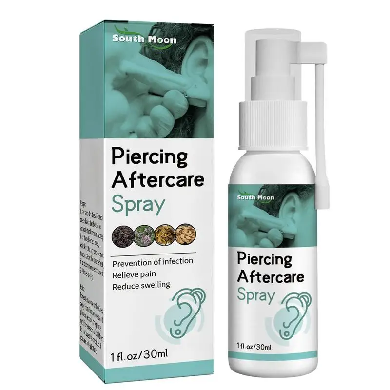 Piercing Aftercare Spray Effective Earring Hole Cleaner Solution