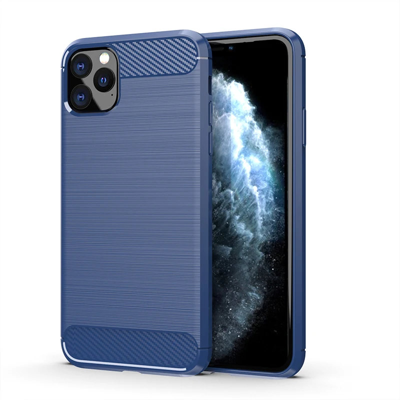 Premium Shockproof Black and Blue Phone Case - Unisex Back Cover