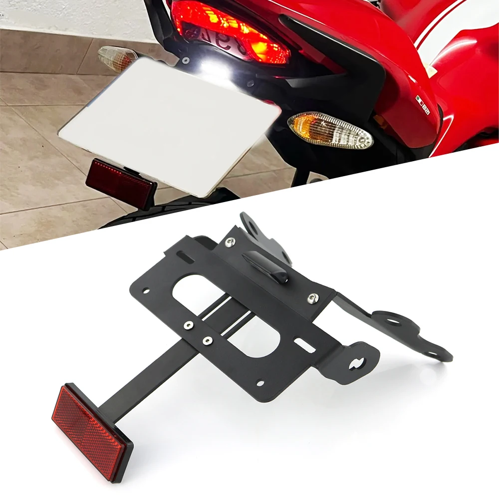 

Fit For Ducati Monster 821 Stripe DARK 2015-2017 Motorcycle Tail Tidy License Plate Frame Holder Bracket Fender Eliminator kit