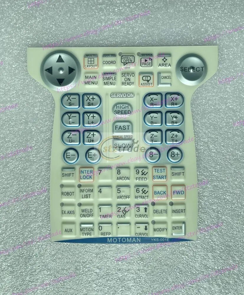 

New Membrane Keypad Overlay for Yaskawa DX100 JZRCR-YPP01-1 Motoman YKS-001E