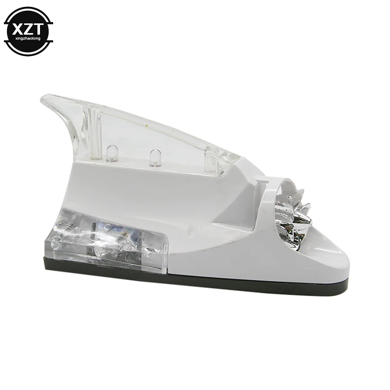 אנרגיית רוח כריש סנפיר בצורת אנטנת קבלה אנטנה אות הוביל אזהרה מהבהב אוטומטי עיצוב אביזרי רכב סטיילינג