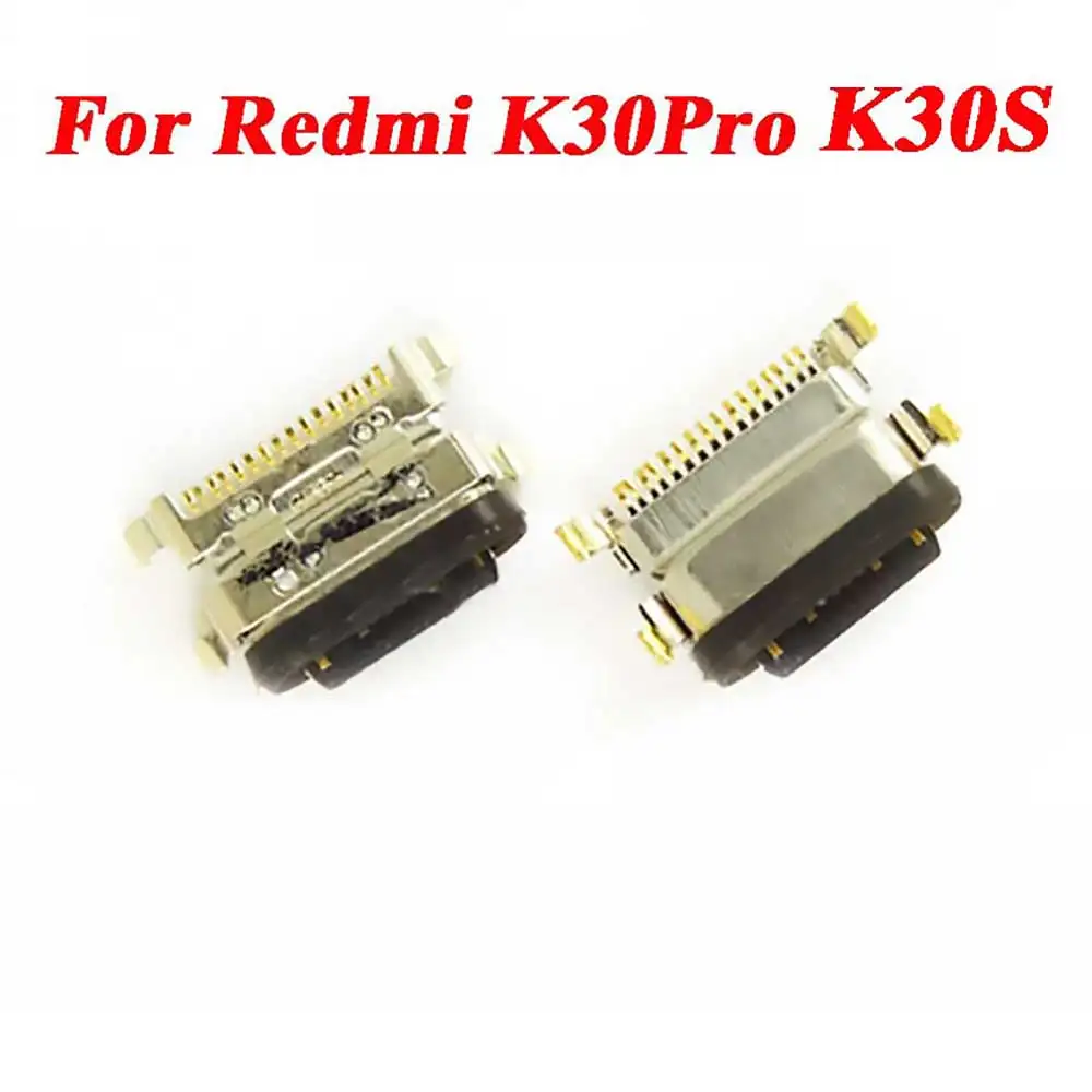 

1-50Pcs Micro USB Jack Type-C Charging Connector For XiaoMi Redmi K30Pro K30S Dock Charger Socket