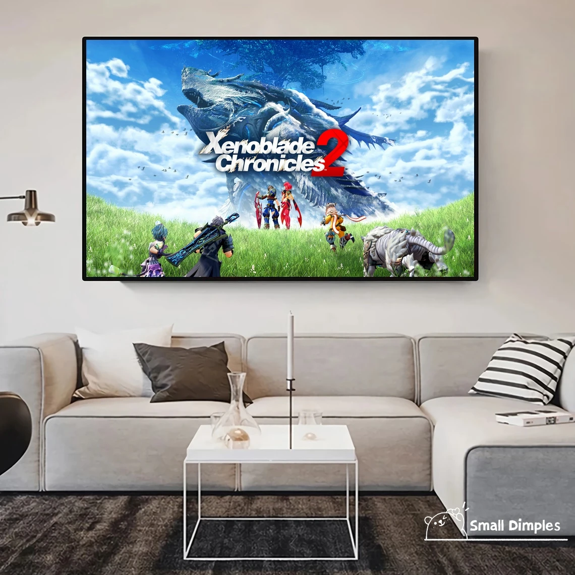 

Xenoblade Chronicles Game Poster Canvas Art Print Home Decoration Wall Painting ( No Frame )