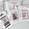 Korean Ins White Kraft Paper Card Storage Ziplock Bag Kpop Star 3-inch Sell Card DIY Packing Pocket Y2K Bow Wing Sealing Sticker 4