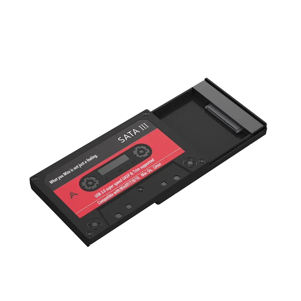External Hard Drive Enclosure USB 3.0 SATA 5Gbps HDD & SSD UASP for PC Notebook