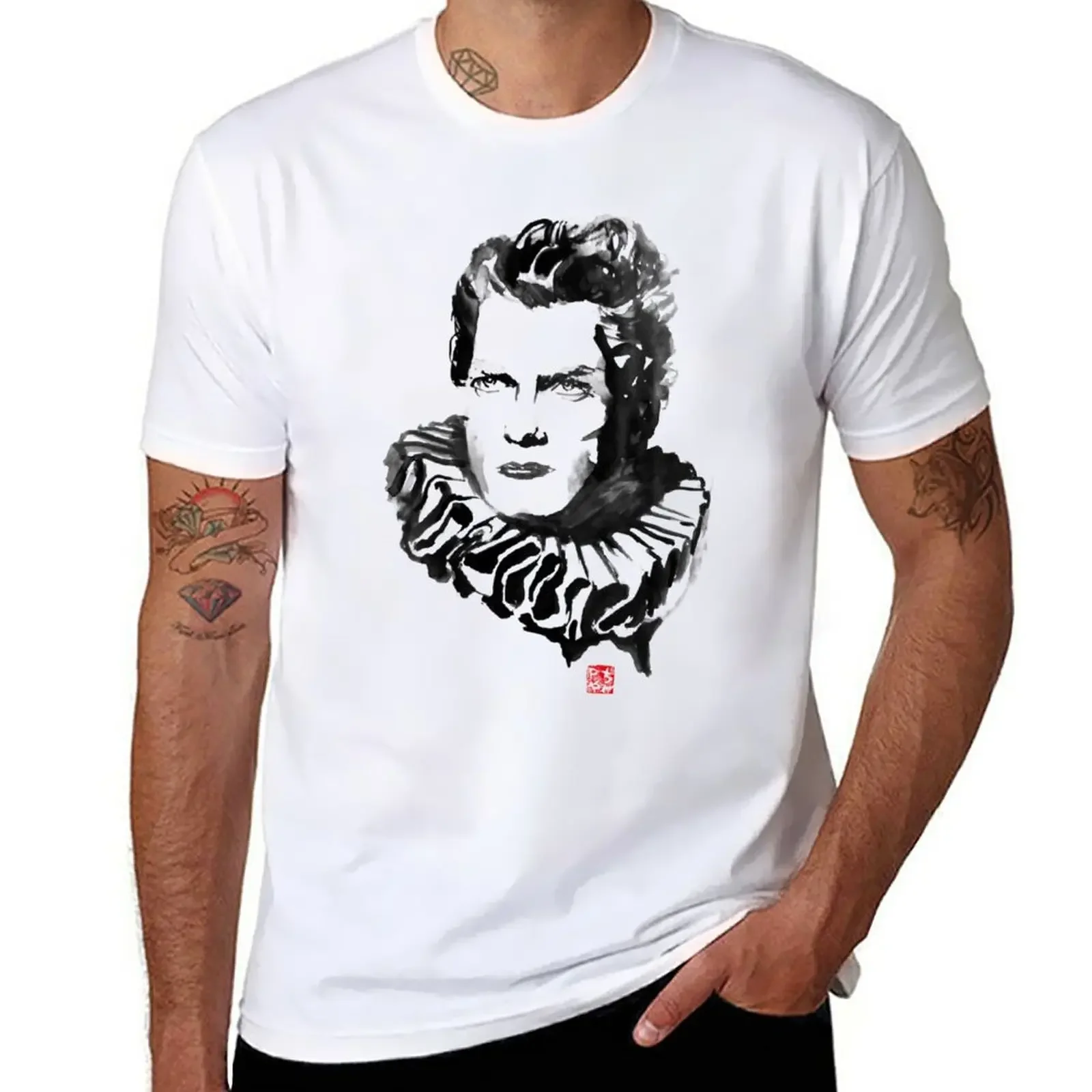 

jean marais T-Shirt quick-drying quick drying kawaii clothes men clothings