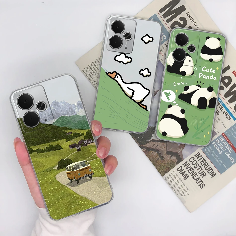 Funny Creative Transparent Phone Case - Soft TPU Silicone Lightweight Durable Shell