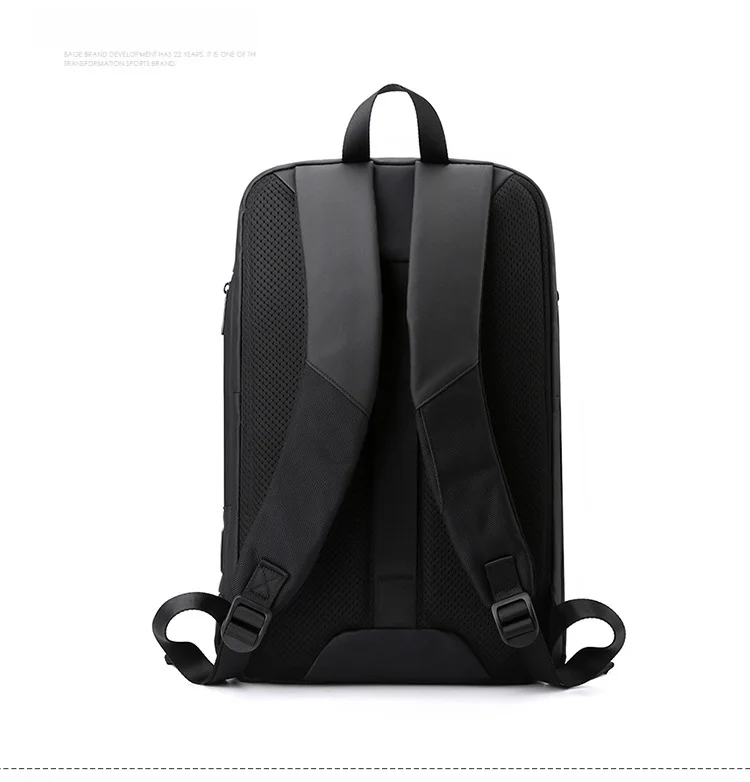 Simple backpack, lightweight, breathable, trendy and versatile, large capacity backpack for men in black_voghion.com