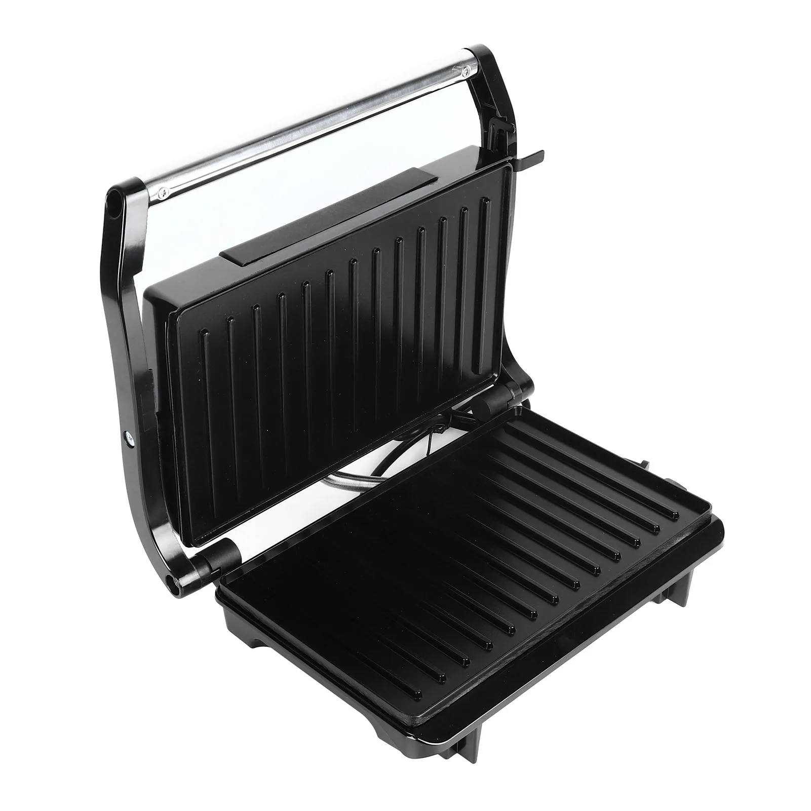 Electric Steak Griddle Double Sided Fast Heating Aluminum Electric Panini Press Grill for Sandwich Breakfast Making 6