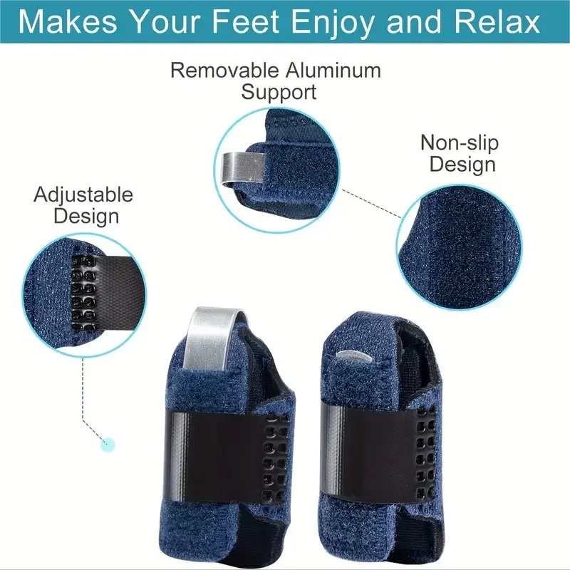 Toe Splint Toe Straightener For Hammer Brace Hammertoe Splint Wrap Covers Broken Support 1pcs
