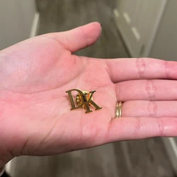 Customize Name Initials Brooch Stainless Steel Men's Personalize Letters Shirt Lapel Pin Wedding Jewelry for Groom Men Dad gift