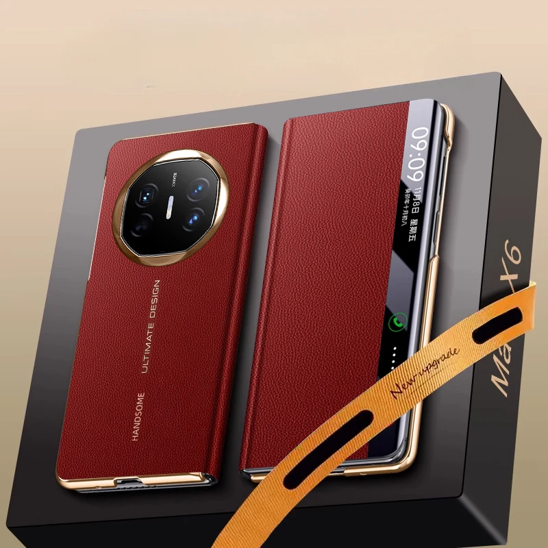 Luxury Leather 360° Full Cover Phone Case with Smart Sleeping Shockproof Bumper