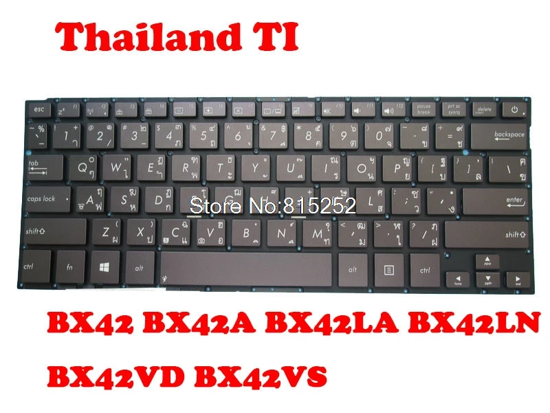 

Laptop Keyboard For ASUS BX42 BX42A BX42LA BX42LN BX42VD BX42VS Brown English US/UK/KR Korea/TW Taiwan/Thailand TI