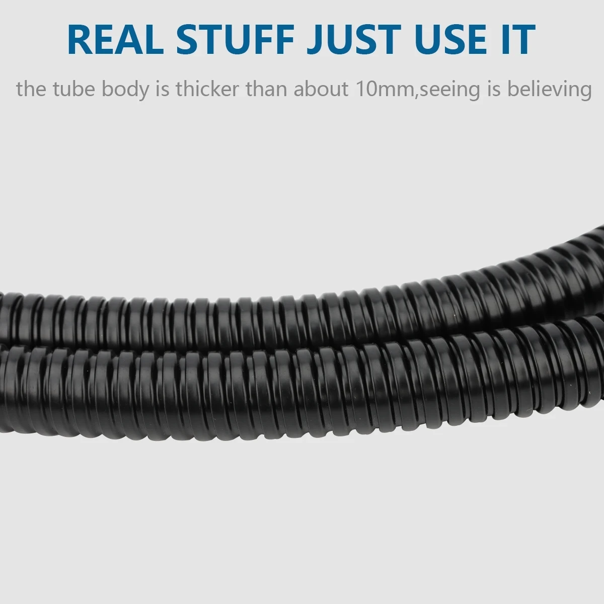 1.5/2.0M Double Lock Matt Balck SUS 304 Black Pipe Fittings Explosion Proof shower hose Bathroom Flexible