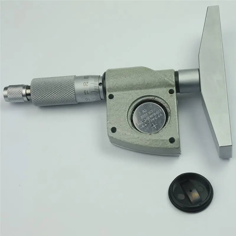 SHGO-디지털 깊이 마이크로미터 0-100Mm IP65 등급, 0.001Mm 정밀 해상도 및 교체 가능한 로드 포함