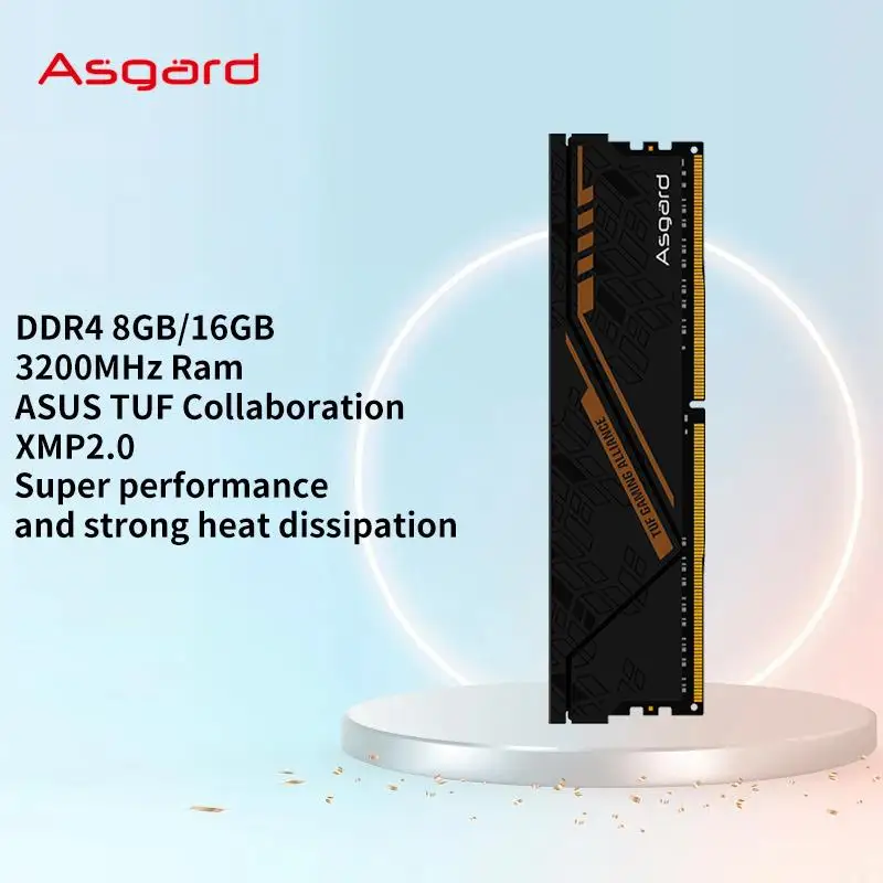 جديد Asgard TUF Series Co-brand DDR4 RAM PC 16GB 3...